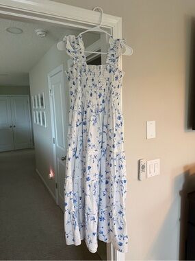 Ellie Nap Dress - Botanical Blue